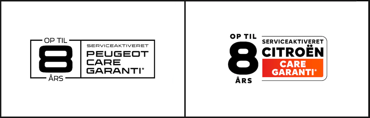 Peugeot Citroën 8 års garanti