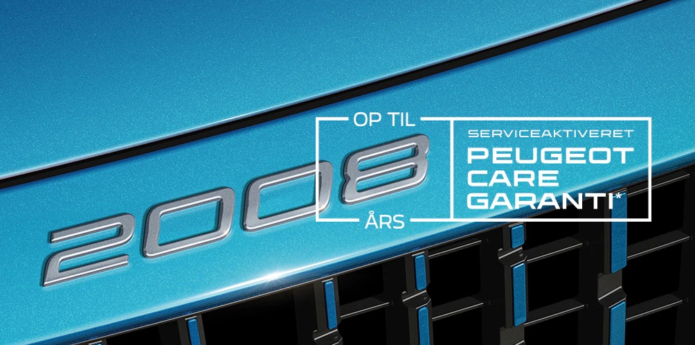Peugeot 8 års garanti