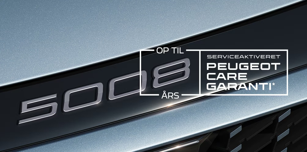 Peugeot 8 års garanti