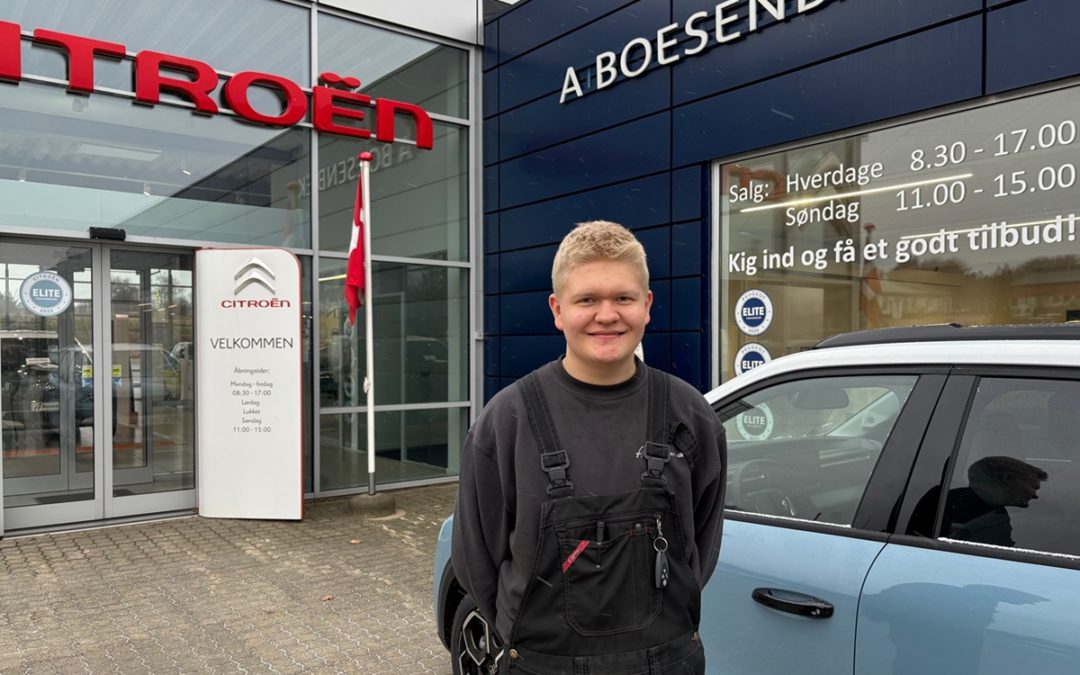 Magnus er ny lærling