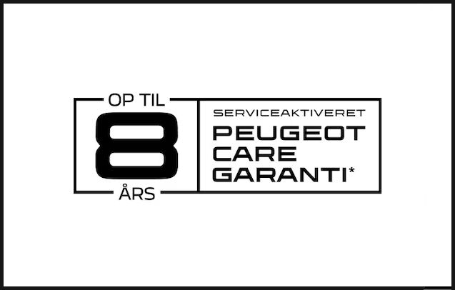 Peugeot 8 års garanti